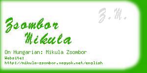 zsombor mikula business card